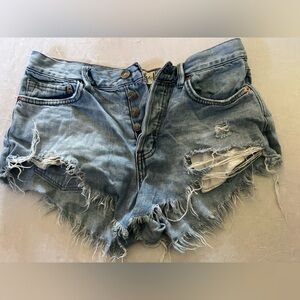 We the free Distressed Denim Women Shorts